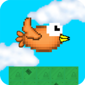 Blocky Bird Flying High icon