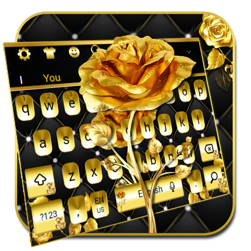 Gold Rose Keybaord Theme icon