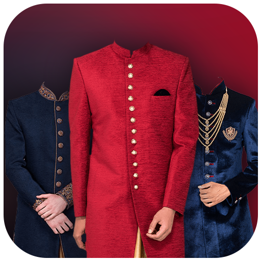 Men Sherwani Photo Suit Editor icon