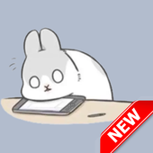 Machiko Rabbit Stickers icon