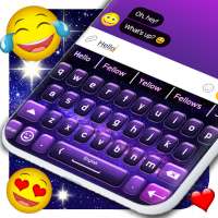 Galaxy Keyboard ⭐ Sparkling Stars Keyboard Themes on 9Apps