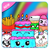 how to draw something a cute-cute icon