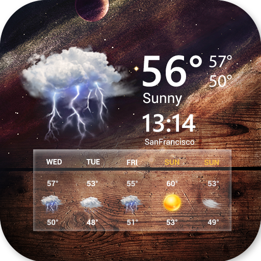 Transparent Live Weather Widge icon