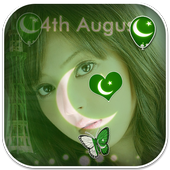 14 August Pakistan Independence day face maker new icon