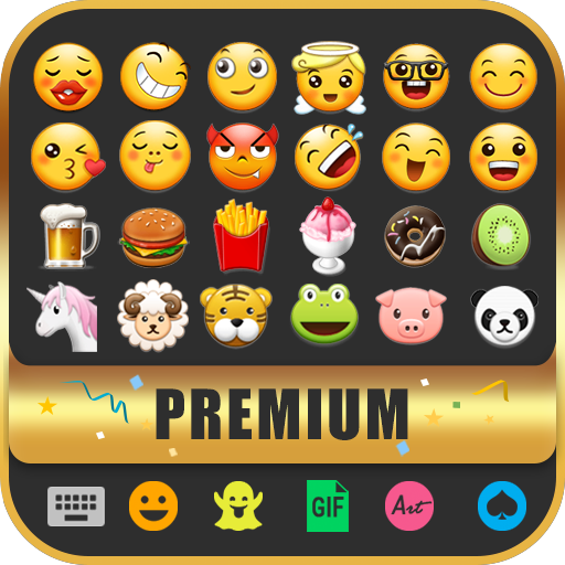 Cute Emoji Keyboard Premium - GIF, Emoticons icon