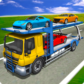 Heavy Cargo Transport Truck Driver icon