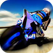 Rider on the Bike 3D icon