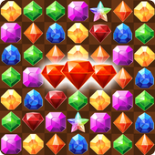 Jewels pirate treasure icon