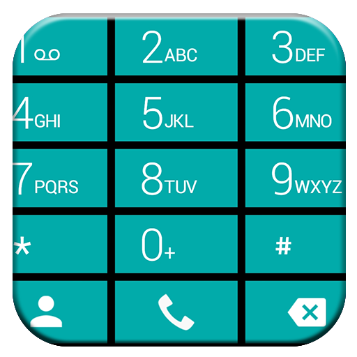 Dialer theme Cards Teal icon