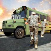Off-road Bus WW2 Army Transport Coach Simulator icon