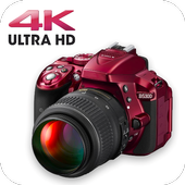 HD Camera : 4K Ultra Zoom DSLR Camera icon