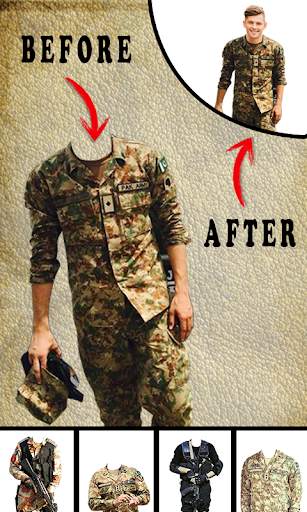 Pak Army Dress Editor - Commandos Suit Changer screenshot 2