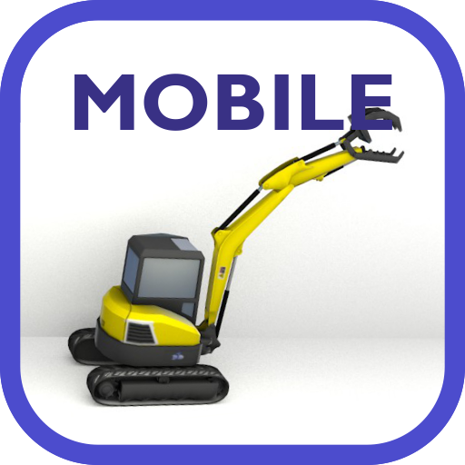 Hydraulic excavator training icon