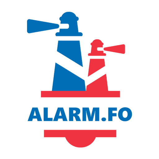 Alarm.fo – choose your info icon