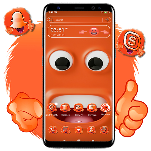 Funny Happy Face Emoji Theme icon