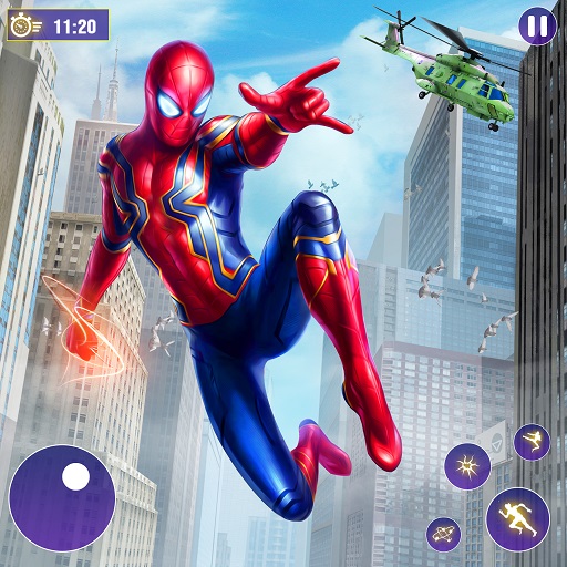 Spider Rope Hero Robot Game icon