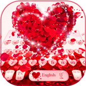 Red Rose Keyboard Theme आइकन