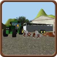 Ferme Bétail Transporteur 3D