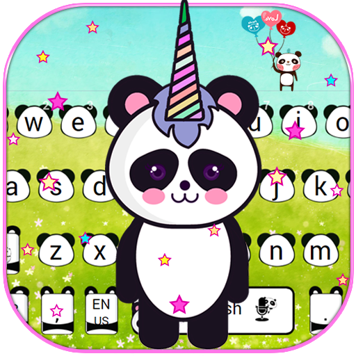 Cute Pandicorn Keyboard Theme Panda icon