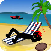 Stickman Death Beach icon