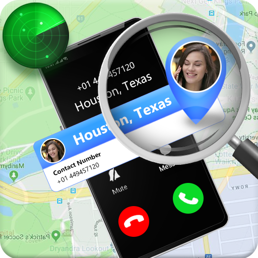 Phone number tracker-Track Phone number location icon