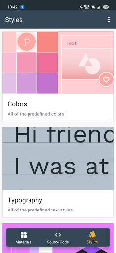 Material Gallery - Android Source Code screenshot 3