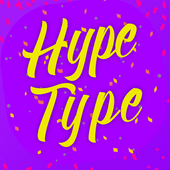 Text on Photo Maker Hype Type effect icon