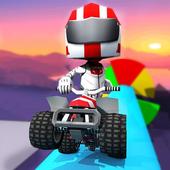 Stack twist fall icon