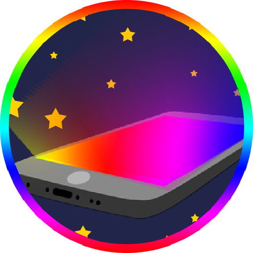 Rainbow display flashlight - Lights and effects icon