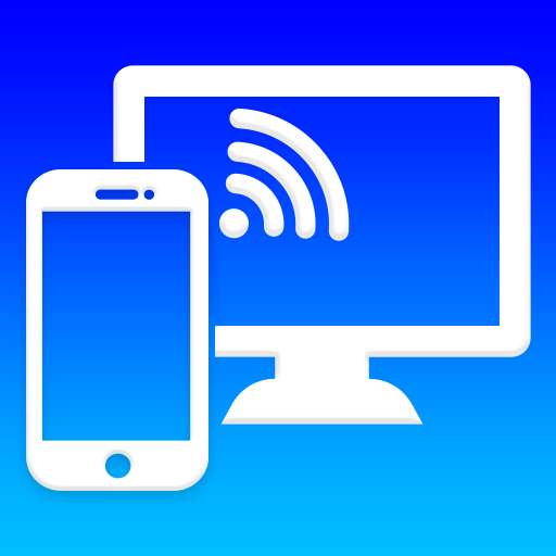 Screen mirroring: screen Sharing, cast to tv icon