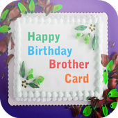 Happy Birthday Brother Card icon