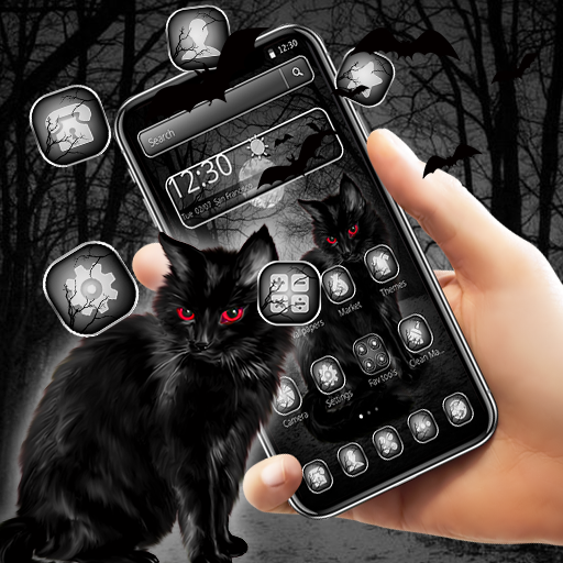 Black Devil Cat Theme icon