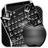 Cool Black Apple Keyboard Theme🍏 icon