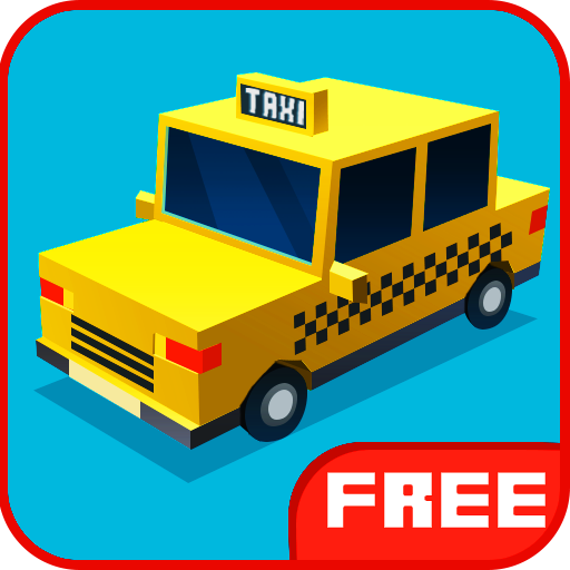 Blocky Cars Road Racing 3D icon