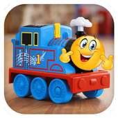 Thomas and Car Driving Train