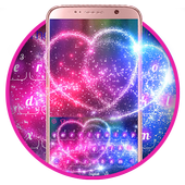 Video pháo hoa hình trái tim icon