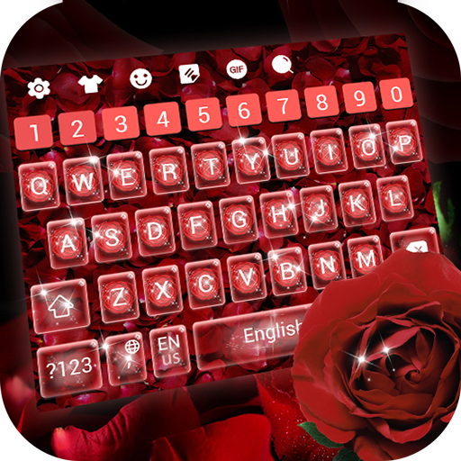 Red Rose Keyboard Theme icon