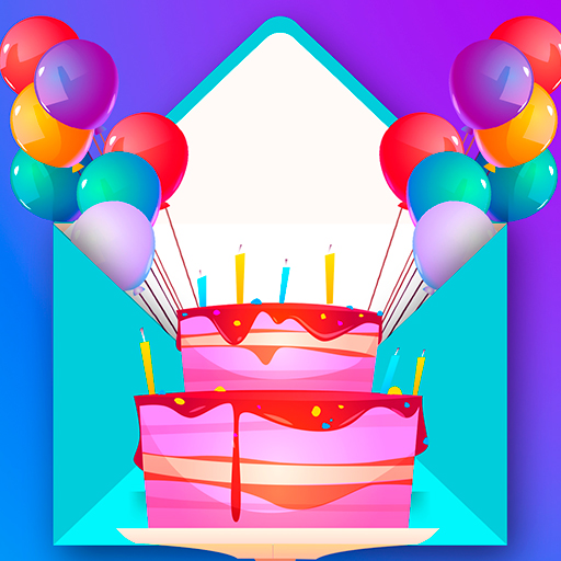 Birthday invitation maker icon