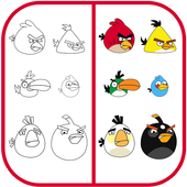 How To Draw Angry Birds icon