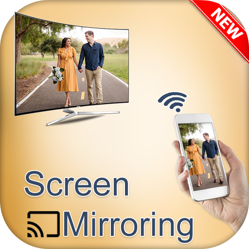 Cast to TV : miracast, roku, firetv, iptv icon