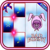 Badbunny Piano Canción tiles 🎹 icon