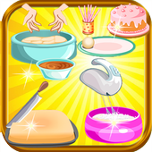 Cook choklate Cake Girls Games icon