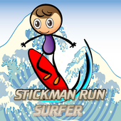 Stickman Run Surfer icon