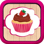 Bake cupcakes cooking games icon