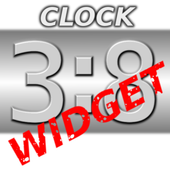 Metal Look Clock Widget icon