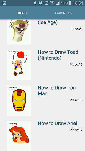 Dibujos de personajes de dibujos animados fáciles screenshot 3