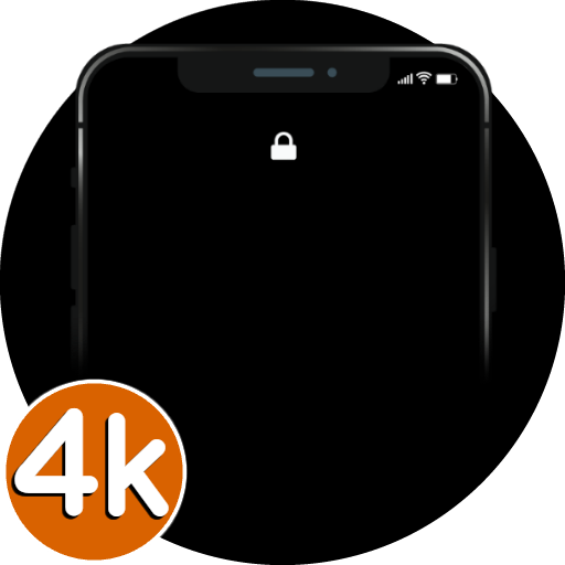 ▲ ♥ Pure Black Color Wallpaper HD &amp; 4K icon