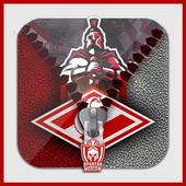 Spartak zipper Moskow Background wallpaper screen icon