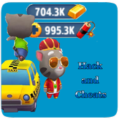 Hack Talking Tom gold run news Cheats icon