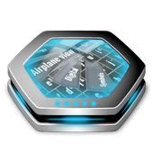 Airplane view Keyboard Art icon